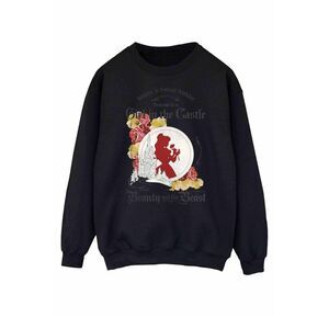 Beauty And The Beast Womens/Ladies Girl In The Castle Sweatshirt / Black